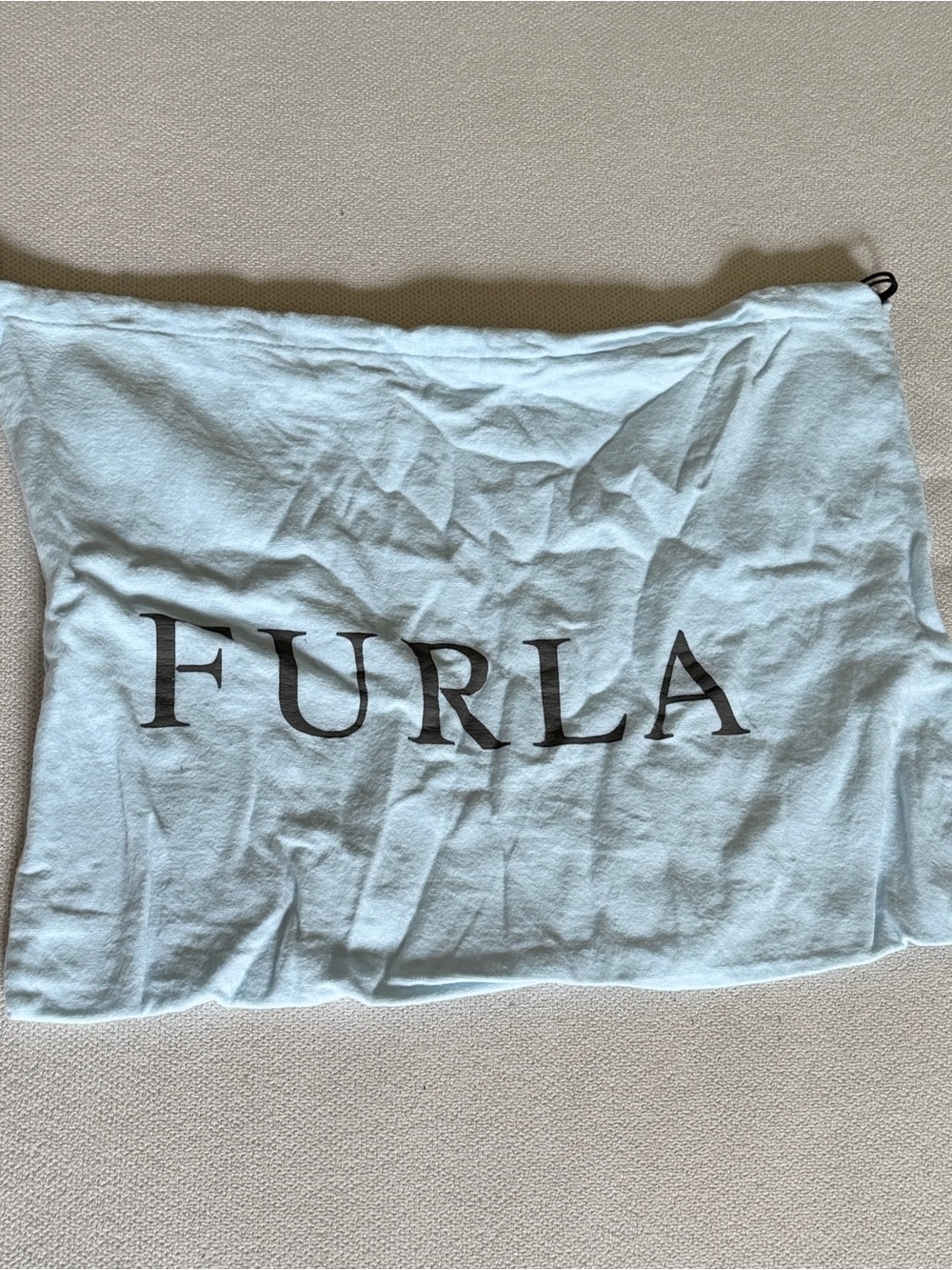 Furla Dust Bag with Black Logo 18x12 Dust bag for travel storage